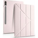 Eco Port Samsung Galaxy X510 Tab S9 Fe 11 Kılıf Kalemlikli Mars Tablet Kılıfı - Rose Gold
