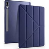 Eco Port Samsung Galaxy X610 Tab S9 Fe Plus 12.4 Kılıf Kalemlikli Mars Tablet Kılıfı - Lacivert