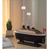 Eco Port Titanic Gemi Hava Nemlendirici Işıklı Fonksiyonlu Buhar Makinesi Kumandalı - Çok Renkli