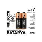 Eco Port Type-C Şarjlı 800MWH 1.5V Şarj Edilebilir 2’li Aaa Ince Pil - Lityum Iyon Batarya