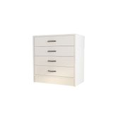 Eco Room Amor 4 Çekmeceli Şifonyer - Beyaz - 86 cm