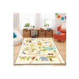 ECO RUG SÜNGERLİ YUMUŞAK ÇOCUK, Oyun halısı dijital baskılı, kaymaz taban, Yıkanabilir