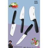 Eco Serisi Mutfak Bıçak Seti Et Ekmek Sebze Salata Pizza Börek Şef Bıçağı 4 Lü Set ( Mft-7124)