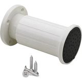 Eco Shop 10 ADET 10 cm Jumbo Polimer (Sert Plastik) Dolap Ayak Ayarlı- Vidalı - Tv Ünitesi Ayak-Komidin Ayak-Bazaayağı - Beyaz