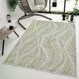 Eco Sisal Balkon Teras Bahçe Piknik Kamp Mutfak Dokuma Yeşil Halı Kilim 13302A