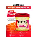 ECO STYLE Doğal Içerikli, Parlaklık Ve Nem Sağlayan Besleyici Argan Yağı Şekillendirici Saç Jölesi