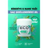 ECO STYLE Maksimum Tutuş Ve Ferahlık Sağlayan Besleyici Biberiye Ve Nane Yağı Şekillendirici Saç Jölesi
