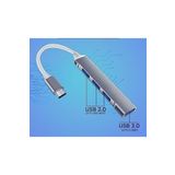 ecocenter Type-c Grişli Usb Çoklayıcı, Type-c - 4 Usb Girişli Usb Çoğaltıcı, Usb Hub Usb 3.0 4-port Hub
