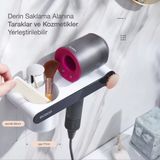 Ecoco Duvara Yapışkanlı Saç Kurutma Makinesi Tutacağı Banyo Düzenleyici