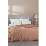 Ecocotton Alessa Çift Kişilik Pike Takımı %100 Organik Pamuk Jakarlı Terra 260x240 Cm