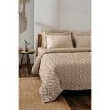 Ecocotton Anka Bej Çift Kişilik %100 Organik Pamuk Müslin Nevresim Takımı - 200 x 220 cm