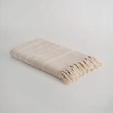 Ecocotton Arden Banyo Havlusu Organik Pamuk Karışımlı Kenevir Havlu Bej 70X140 cm - 70 x 140 cm