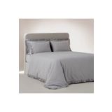 Ecocotton Ayda Çift Kişilik %100 Organik Pamuk Dokuma Gri 200x220 cm Nevresim Takımı