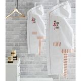 Ecocotton Balerin Beyaz Organik Pamuk 9-10 Yaş Çocuk Bornozu