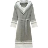 Ecocotton Erva Erkek Bornoz %100 Organik Pamuk Keten Melanj Haki - XL