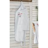 Ecocotton Funny Football Beyaz 11-12 Yaş Çocuk Bornoz