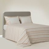 Ecocotton Ikra Çift Kişilik Nevresim Takımı Organik Pamuk Dokuma Krem-Bej 200 x 220 cm - 200 x 220 cm