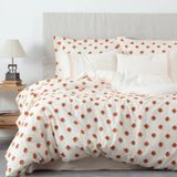 Ecocotton İmre Nevresim Takımı %100 Organik Pamuk Müslin Kiremit Ck