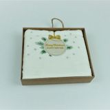Ecocotton Krem 50 x 90 Christmas Havlu