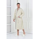 Ecocotton Laodikeia Krem Erkek Bornoz