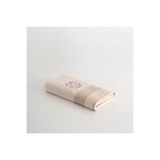 Ecocotton Leyna El Yüz Havlusu Erkek %100 Organik Pamuk Nakışlı Bej 50x90 Cm