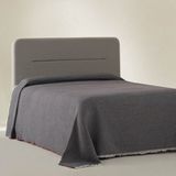 Ecocotton Muna Çift Kişilik Yatak Örtüsü %100 Organik Pamuk Inject Bordo-Antrasit 230X250 cm - 230 x 250 cm