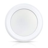 ECOELER 6 inç 5000K Kısılabilir Alüminyum Bölme Beyaz Trim LED Disk Işığı, 16,5W, 1000lm Gün Işığı LED Gömme Montaj Tavan Armatürü Ev Geliştirilmiş, Energy Star & ETL Listede Onaylandı