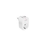 EcoFast Akım Korumalı Priz, Tekli Priz, USB’li Priz ve Type-C Priz, Priz Çoklayıcı, Voltaj Korumalı Priz, 16A 3680W Duvar Tipi
