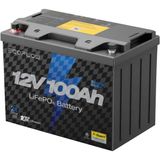 EcoFlow Lityum 12V 100AH Derin Döngülü Deniz Trolling Motoru Aküsü - Siyah - Standart