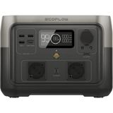 EcoFlow River 2 Max 512WH Kapasite 2X500W (X-Boost 1000W) Çıkış Taşınabilir Güç Kaynağı - Siyah - Standart