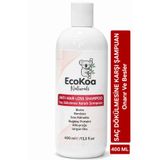 EcoKoa Naturals Anti-Hair Loss Shampoo – Saç Dökülmesi Karşıtı ve Onarıcı Tuzsuz Sülfatsız Şampuan 400 ml