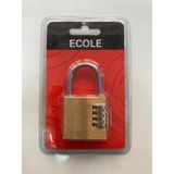 Ecole Sarı Şiftreli Asma Kilit 40 Mm