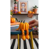 ecolia store Sallanan Bacaklı Balkabağı Dekoru - Halloween Sonbahar Masa Üstü Raf Süsü Dekoratif Obje