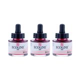 Ecolıne 30Ml - Cam Şişe Pastel Red