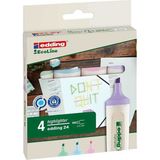 Ecoline Doldurulabilir Çevre Dostu Fosforlu Kalem Pastel 4'lü Set - Karışık