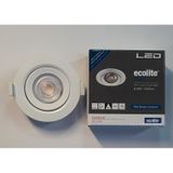 Ecolite 3'Lü Paket 6.5W 3000K Led Gömme Spot Sarı Işık Beyaz
