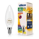 Ecolite 6W E14 Filament LED Mum Ampul, 2700K Sarı Işık, 810 Lümen, 60W Eşdeğer, Dim Edilebilir, C35 Dekoratif Cam Ampul [enerji Sınıfı D] - Amber