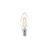 Ecolite 6W LED Fılament Candle Ampul 220V 810LM Şeffaf Cam 15.000 Saat Ömür 2700K