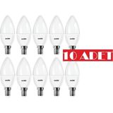 Ecolite 8W LED Candle Ampul 220V Opal Cam 810 Lm E14 3000K (10LU) - 4000K
