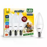 Ecolite 8W Led Mum Ampul 3’Lü Paket E14 Duy 3000K Sarı Işık 810 Lümen 60W Eşdeğer Dekoratif Opal Ampul Enerji Tasarruflu
