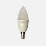 Ecolite C37 LED Ampul 8.5W, Sıcak Beyaz Işık (4000K), E27