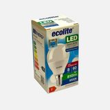 Ecolite G45 8W Led Ampul / Beyaz Işık (6500K) (6'Li Paket)
