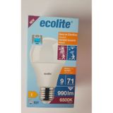 Ecolite Gece Gündüz Işık Ayarlı Sensörlü 9 Watt Led Ampul Beyaz