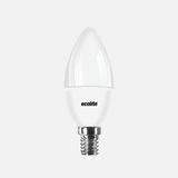 Ecolite Led C37 5 W Beyaz Mum E14 Duy Led Ampul (7'Li Paket)