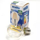 Ecolite Led Filament 8 W Beyaz Klasik E27 Duy Led Ampul (7'Li Paket)