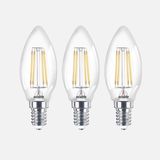Ecolite LED Filament C35 4 W Sarı 2700K E14 LED Ampul, 4.0W