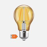 Ecolite Led Filament Gold A60 7.5W E27 2200K Led Ampul