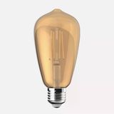 Ecolite Led Filament Gold St64 10 W Sarı 1800K E27 Led Ampul (6'Li Paket)