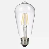 Ecolite Led Filament St64 7 W Sarı 2700K E27 Led Ampul (4'Li Paket)