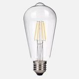 Ecolite Led Filament St64 7 W Sarı 2700K E27 Led Ampul (7'Li Paket)